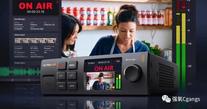 Blackmagic Studio Camera讯道机_HyperDeck Studio硬盘录机_讯道摄像机