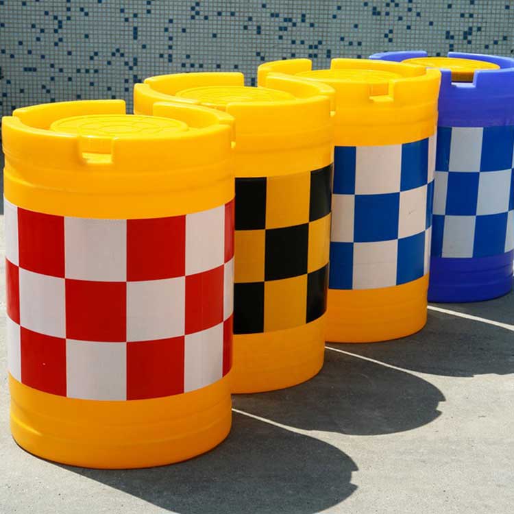 道路防撞桶技术参数_防撞桶安装_防撞桶安装应用介绍