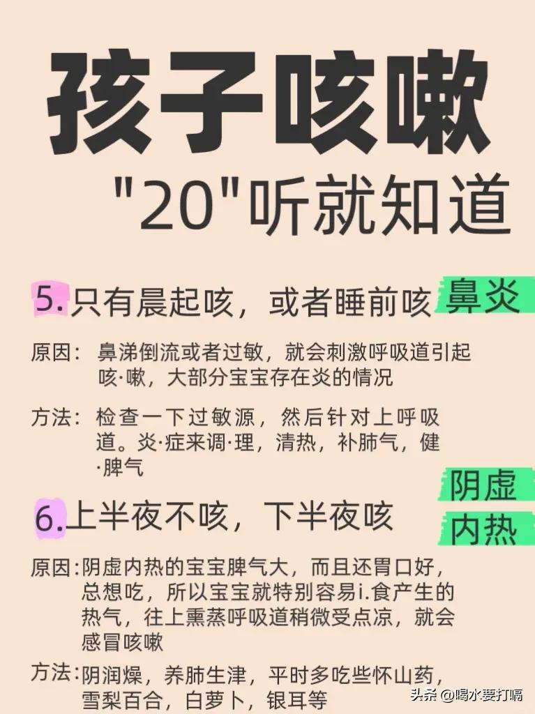 不同类型咳嗽家庭护理方法_宝宝咳嗽出虚汗易惊_孩子咳嗽声音判断