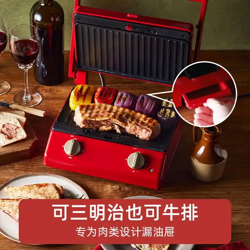 三明治机美味早餐_十大品牌排行榜前十名_2025年三明治早餐机选购攻略