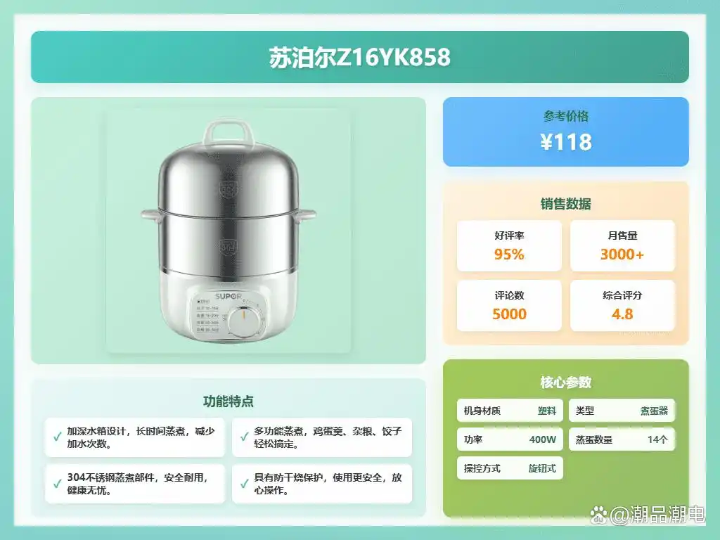 煮蛋器品牌推荐_性价比高煮蛋器型号_早餐机煮蛋器价格