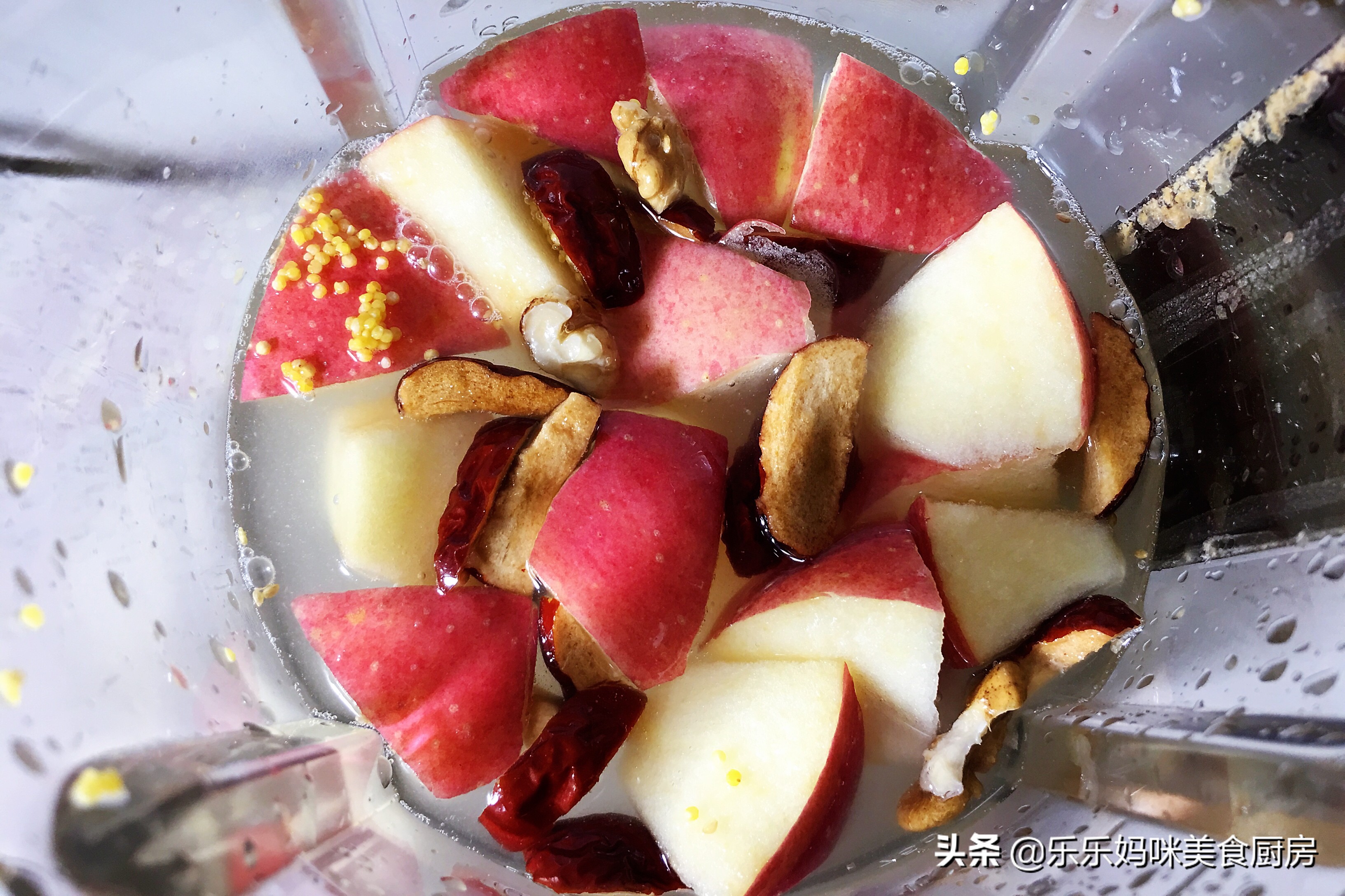 婴儿破壁机食谱大全_家常苹果红枣小米米糊做法_冬季破壁机食谱