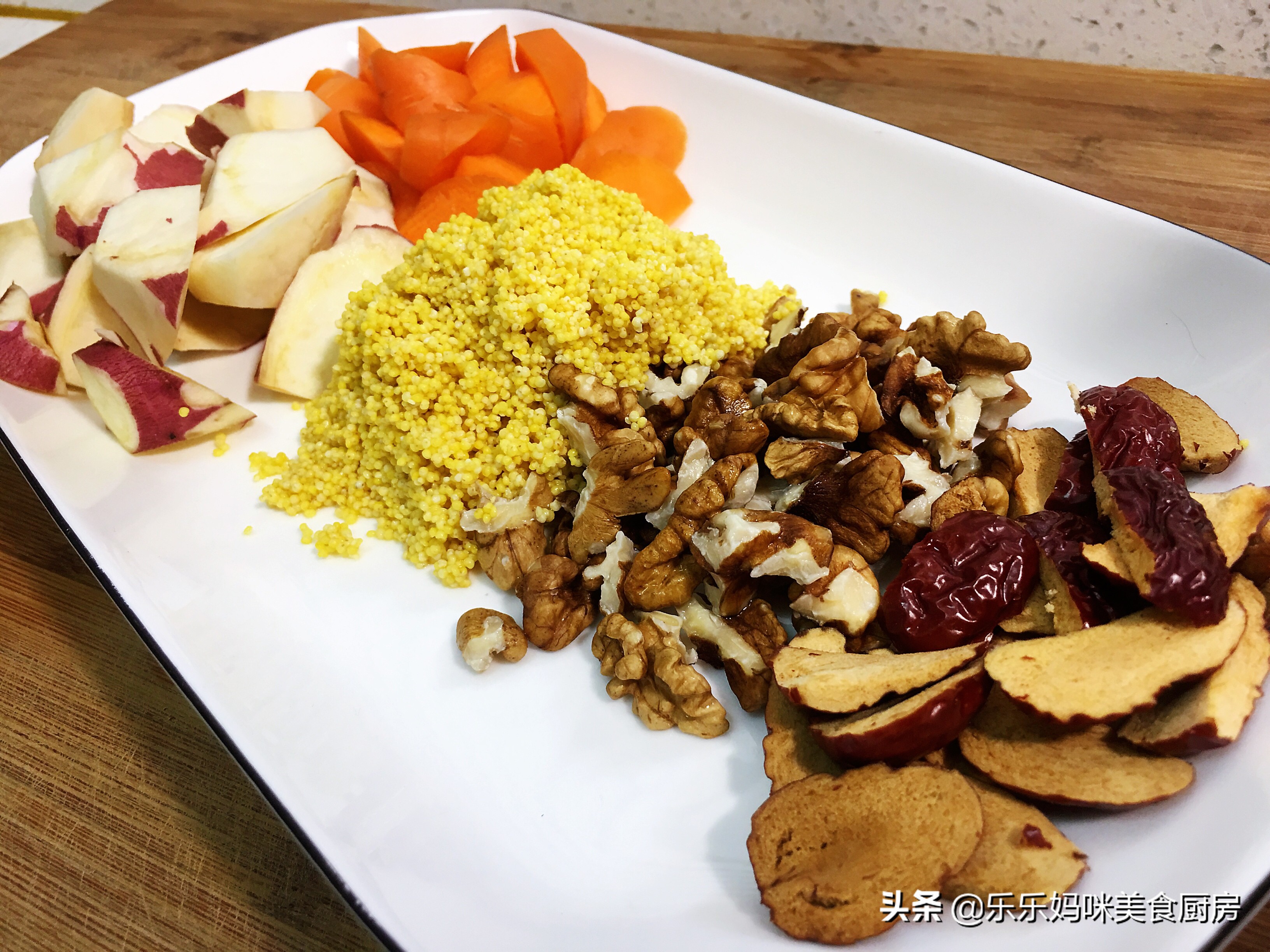 红薯核桃红枣小米糊做法_婴儿破壁机食谱大全_秋冬破壁机食谱