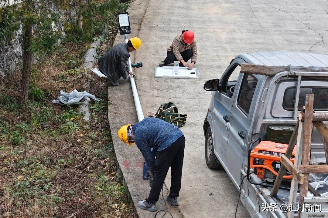 大路灯安装_太阳能路灯安装_三联村_乡村振兴