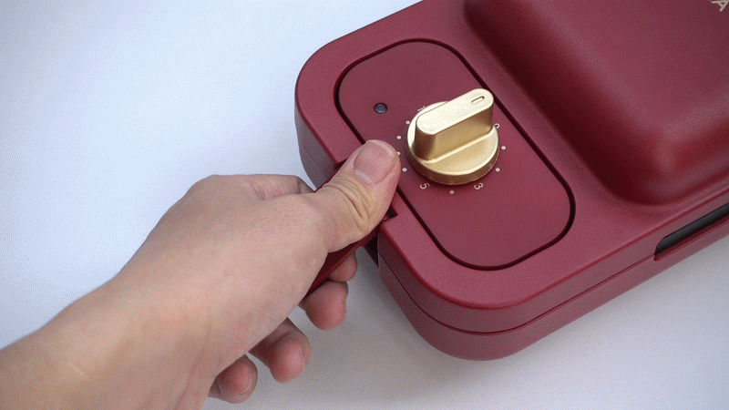 三明治机美味早餐_九阳独奏三明治机_复古双色定时旋钮三明治机