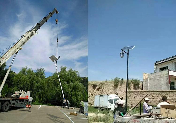 太阳能路灯安装注意事项_太阳能路灯安装错误_大路灯如何安装
